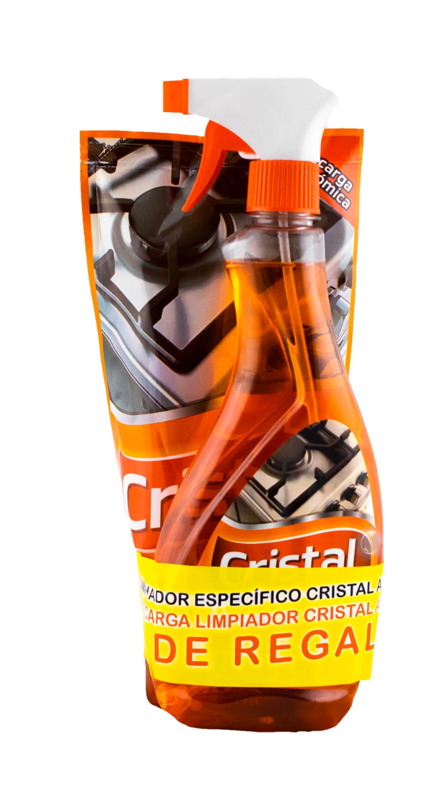 Limpiador Antigrasa Cristal Gat. + Rep. 500ml